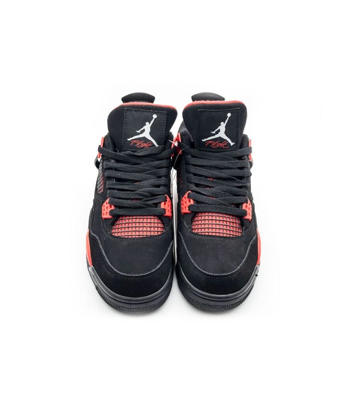 کفش بسکتبال نایک ایر جردن ۴ مشکی Nike air jordan 4 black red