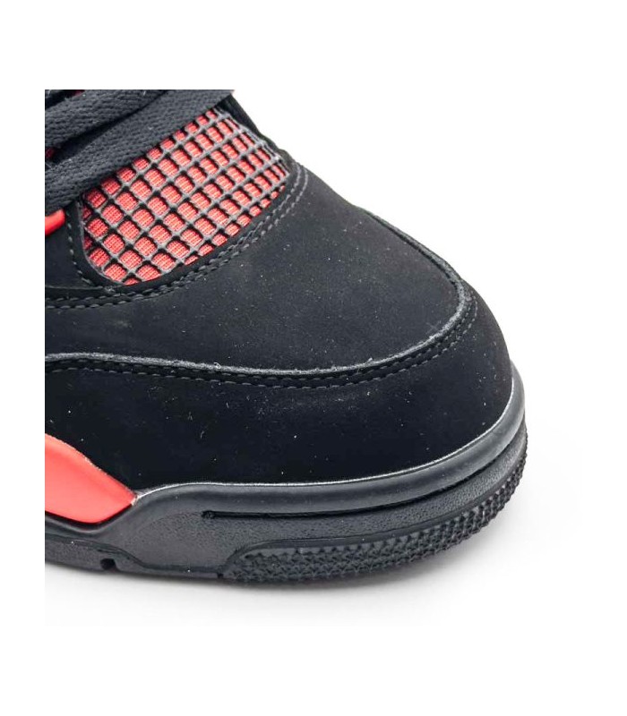 کفش بسکتبال نایک ایر جردن ۴ مشکی Nike air jordan 4 black red