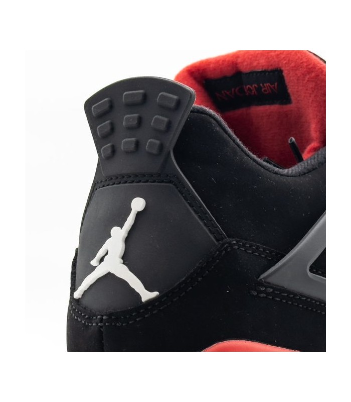 کفش بسکتبال نایک ایر جردن ۴ مشکی Nike air jordan 4 black red