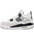 کفش بسکتبال نایک ایر جردن ۴ میلیتری سفید مشکی Nike air jordan 4 military White balck