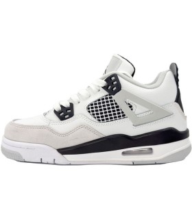 کفش بسکتبال نایک ایر جردن ۴ میلیتری سفید مشکی Nike air jordan 4 military White balck