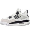 کفش بسکتبال نایک ایر جردن ۴ میلیتری سفید مشکی Nike air jordan 4 military White balck