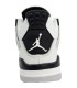 کفش بسکتبال نایک ایر جردن ۴ میلیتری سفید مشکی Nike air jordan 4 military White balck