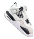 کفش بسکتبال نایک ایر جردن ۴ میلیتری سفید مشکی Nike air jordan 4 military White balck