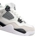 کفش بسکتبال نایک ایر جردن ۴ میلیتری سفید مشکی Nike air jordan 4 military White balck