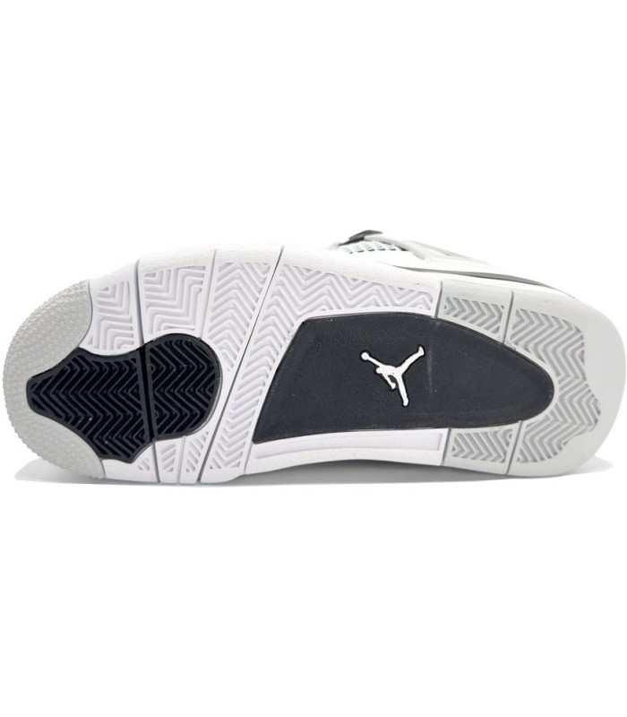 کفش بسکتبال نایک ایر جردن ۴ میلیتری سفید مشکی Nike air jordan 4 military White balck