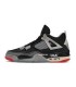 کفش بسکتبال نایک ایر جردن ۴ مشکی Nike air Jordan 4 off white black