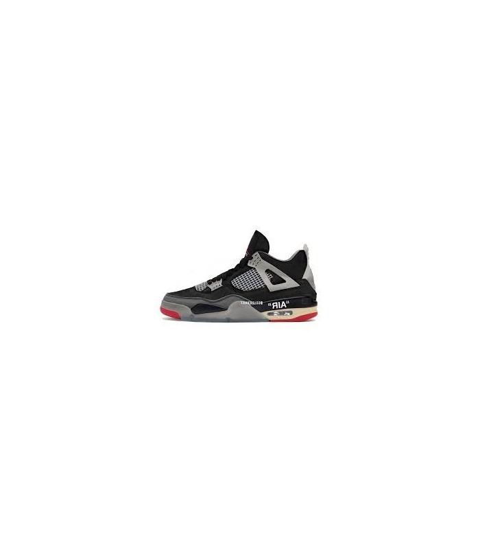 کفش بسکتبال نایک ایر جردن ۴ مشکی Nike air Jordan 4 off white black