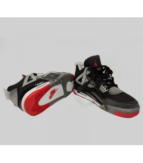 کفش بسکتبال نایک ایر جردن ۴ مشکی Nike air Jordan 4 off white black