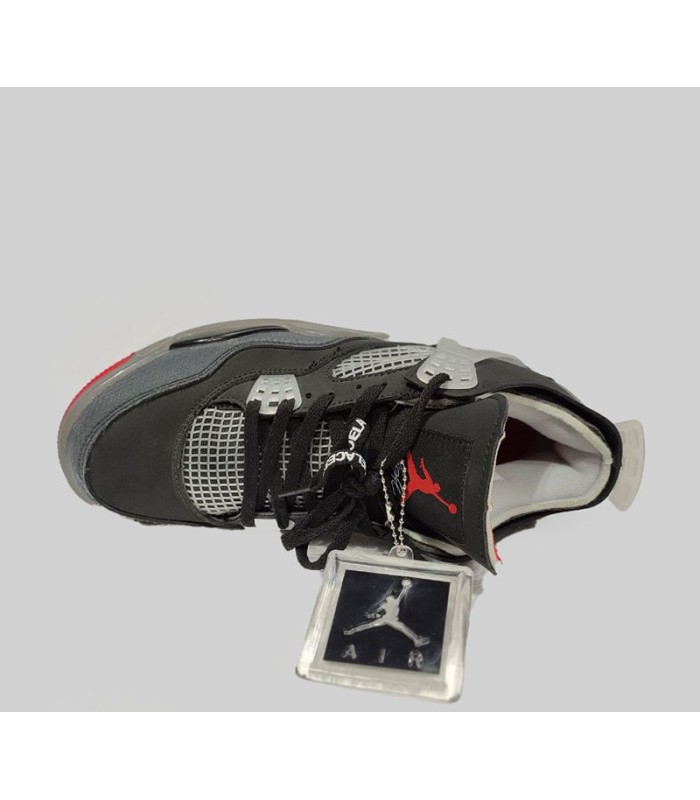 کفش بسکتبال نایک ایر جردن ۴ مشکی Nike air Jordan 4 off white black