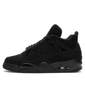 کفش بسکتبال نایک ایر جردن ۴ تمام مشکی Nike air Jordan 4 Full black