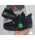 کفش بسکتبال نایک ایر جردن ۴ تمام مشکی Nike air Jordan 4 Full black