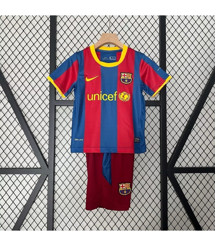 تیشرت و شورت بچگانه اسپشیال بارسلونا Barcelona Home Kid 2011