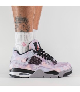 کفش بسکتبال نایک ایر جردن 4 آبرنگی Nike air Jordan 4 Zen master
