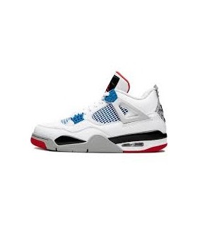 کفش بسکتبال نایک ایر جردن 4 سفید Nike air Jordan What The 4 W