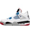 کفش بسکتبال نایک ایر جردن 4 سفید Nike air Jordan What The 4 W