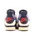 کفش بسکتبال نایک ایر جردن 4 بنفش کرم Nike air Jordan 4 retro