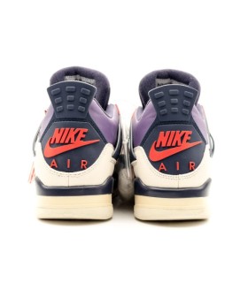 کفش بسکتبال نایک ایر جردن 4 بنفش کرم Nike air Jordan 4 retro