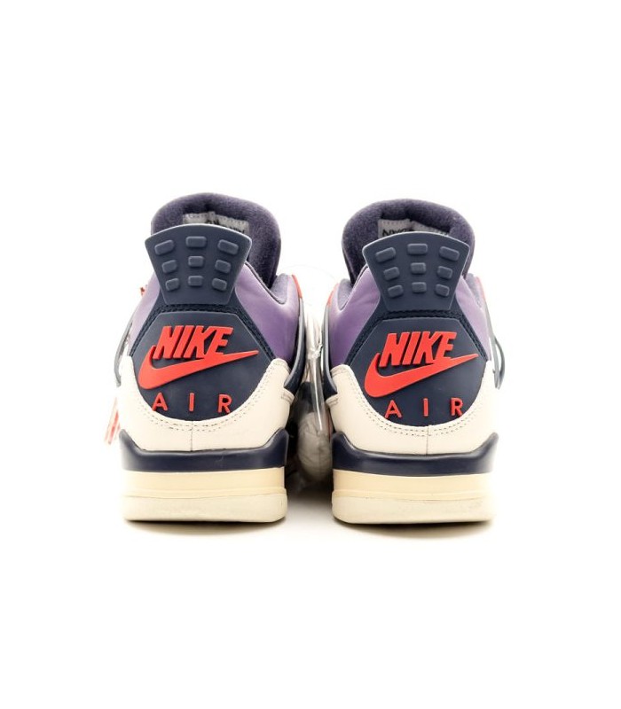 کفش بسکتبال نایک ایر جردن 4 بنفش کرم Nike air Jordan 4 retro