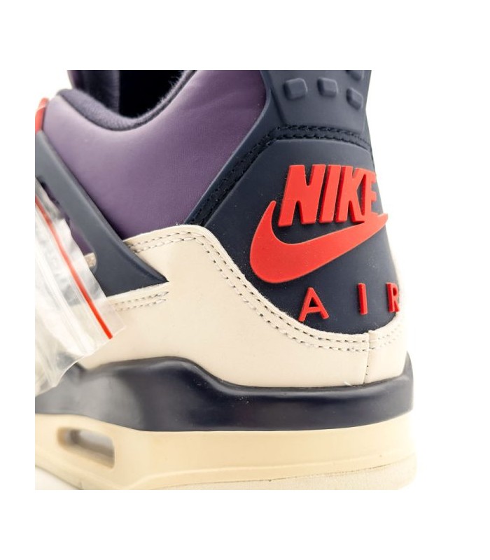 کفش بسکتبال نایک ایر جردن 4 بنفش کرم Nike air Jordan 4 retro