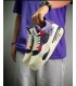 کفش بسکتبال نایک ایر جردن 4 بنفش کرم Nike air Jordan 4 retro