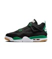 کفش بسکتبال نایک ایر جردن 4 مشکی سبز Nike air Jordan 4 Black Green