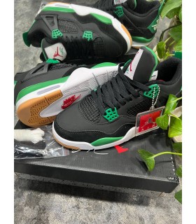 کفش بسکتبال نایک ایر جردن 4 مشکی سبز Nike air Jordan 4 Black Green