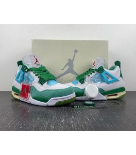 کفش بسکتبال نایک ایر جردن 4 پاستیلی Nike air Jordan 4 Green