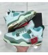 کفش بسکتبال نایک ایر جردن 4 پاستیلی Nike air Jordan 4 Green