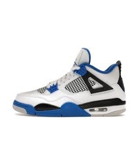 کفش بسکتبال نایک ایر جردن 4 سفید آبی Nike air Jordan 4 WB