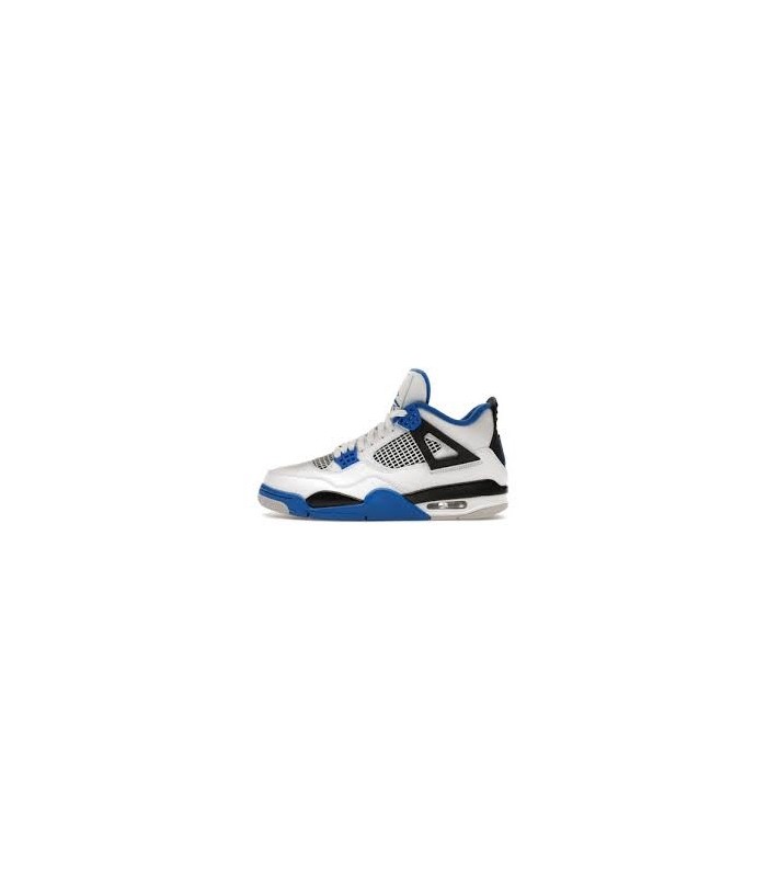 کفش بسکتبال نایک ایر جردن 4 سفید آبی Nike air Jordan 4 WB