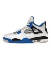 کفش بسکتبال نایک ایر جردن 4 سفید آبی Nike air Jordan 4 WB