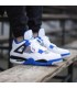 کفش بسکتبال نایک ایر جردن 4 سفید آبی Nike air Jordan 4 WB