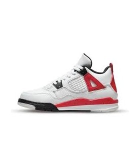 کفش بسکتبال نایک ایر جردن 4 سفید قرمز Nike air Jordan 4 WR