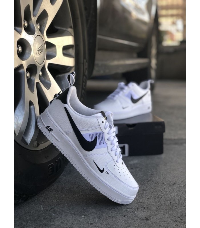 نایک ایر فورس وان سفید مشکی Nike air force 1 White Black