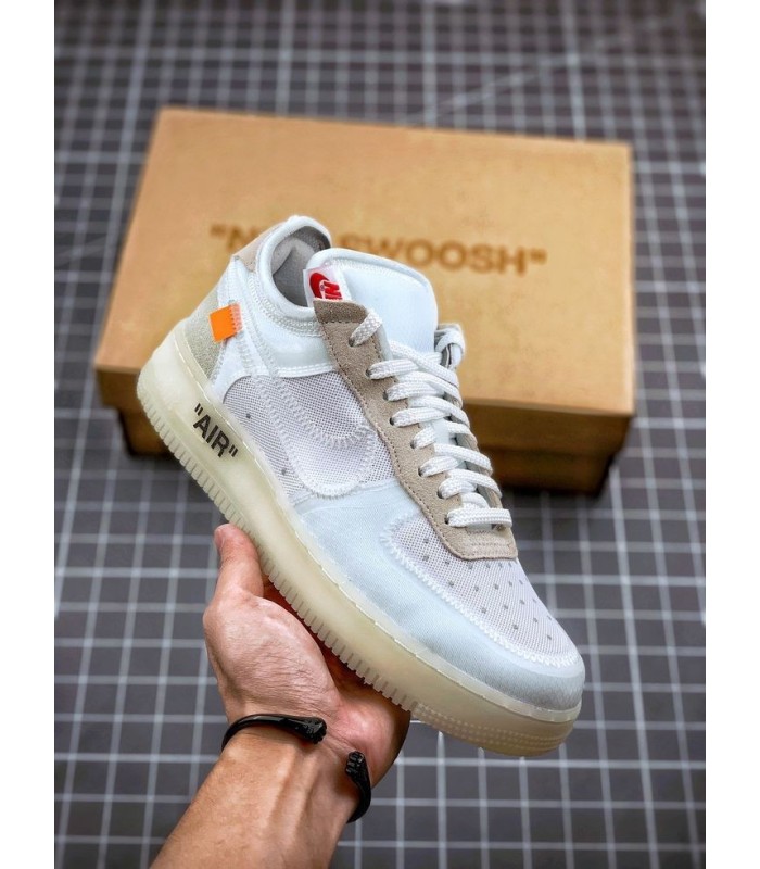 نایک ایر فورس وان سفید Nike air force 1 off white
