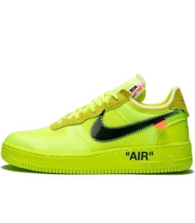 نایک ایر فورس وان آف وایت سبز Nike air force 1 off white