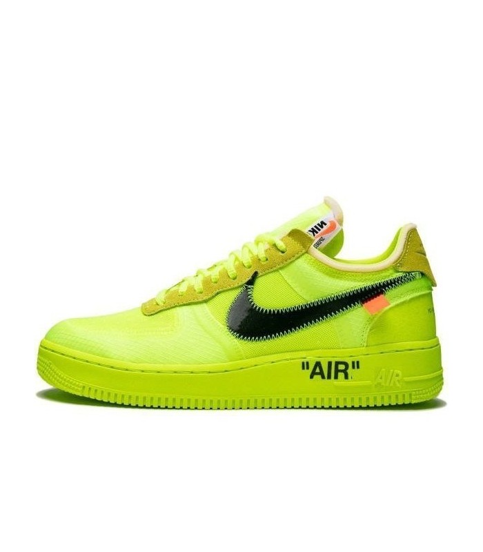 نایک ایر فورس وان آف وایت سبز Nike air force 1 off white