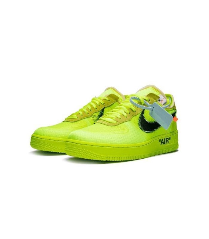 نایک ایر فورس وان آف وایت سبز Nike air force 1 off white