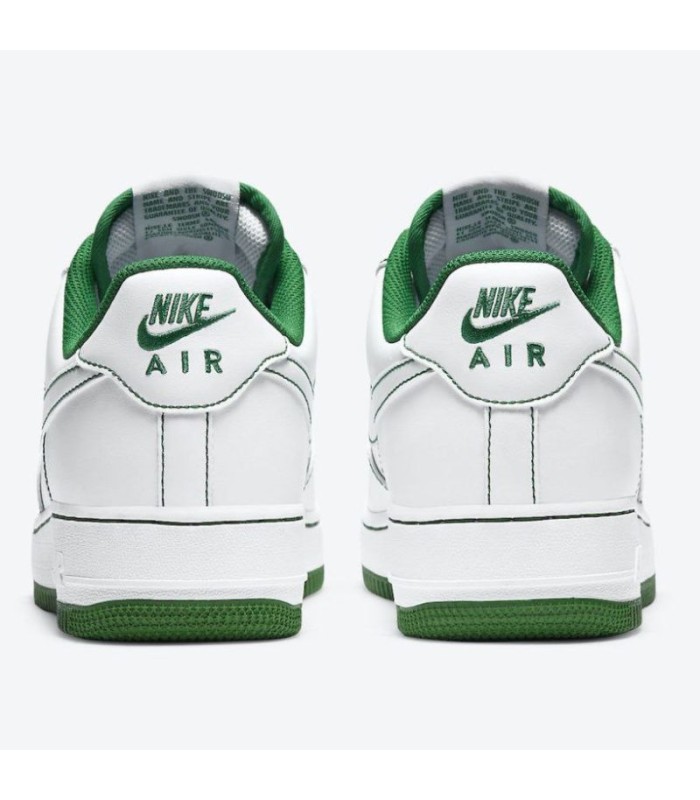نایک ایر فورس وان سفید سبز Nike air force 1 white Green