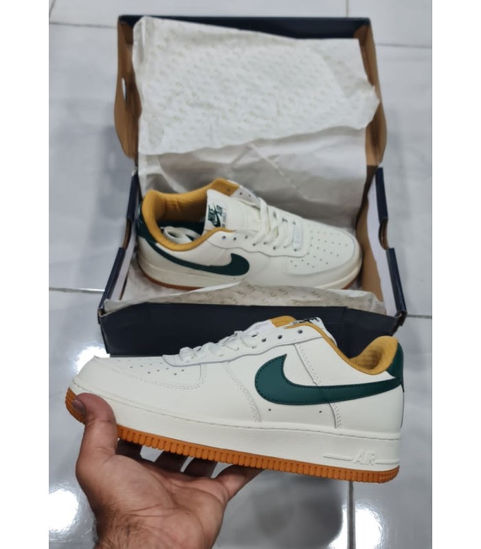 نایک ایر فورس وان کرم سبز Nike air force 1 Cream green