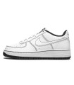 نایک ایر فورس وان سفید مشکی Nike air force 1 contrast stitch white black