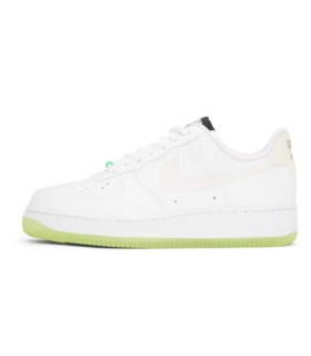 نایک ایر فورس وان سفید فسفری طرح لبخند Nike air force 1 smily