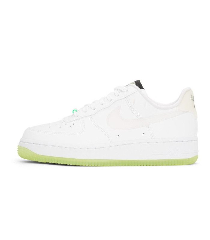 نایک ایر فورس وان سفید فسفری طرح لبخند Nike air force 1 smily