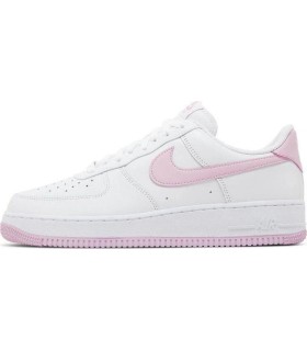 نایک ایر فورس وان سفید صورتی Nike air force 1 white pink