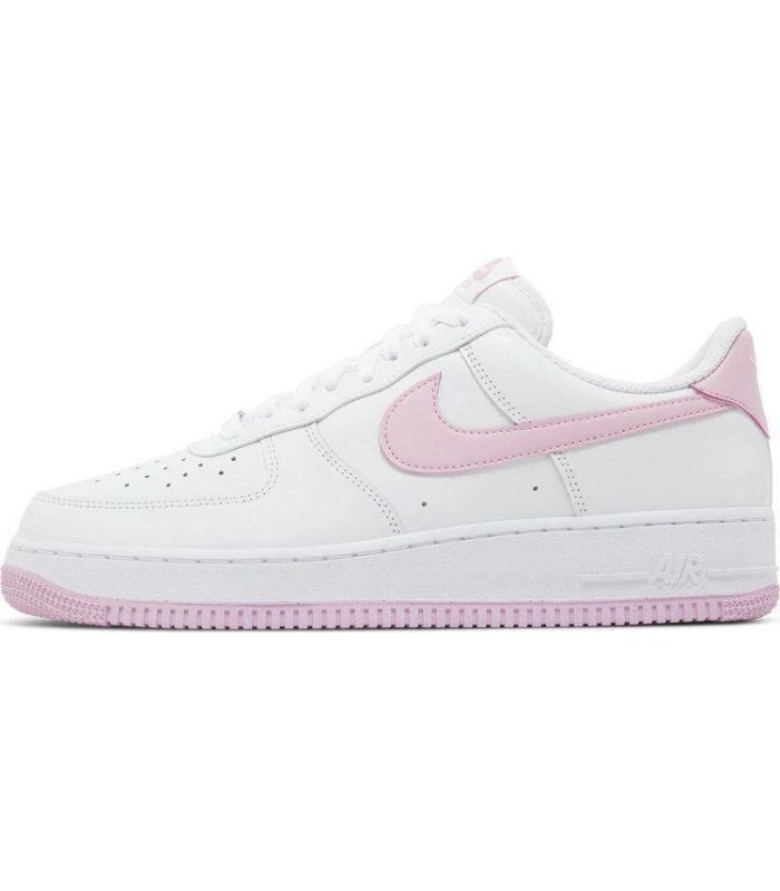 نایک ایر فورس وان سفید صورتی Nike air force 1 white pink