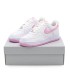 نایک ایر فورس وان سفید صورتی Nike air force 1 white pink