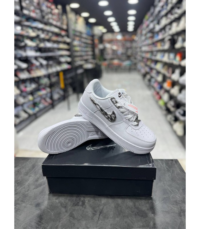 نایک ایر فورس وان سفید نایک فلزی Nike air force 1 white Metal