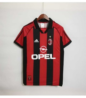 تیشرت پلیری کلاسیک 1998 آث میلان Ac Milan Home Kit 1998