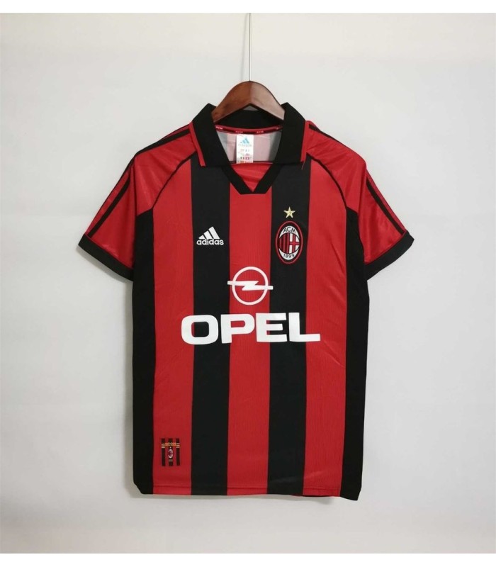 تیشرت پلیری کلاسیک 1998 آث میلان Ac Milan Home Kit 1998